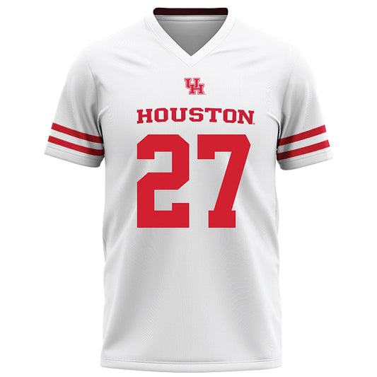 Houston - NCAA Football : Mudassir Abdullah - White Football Jersey-0