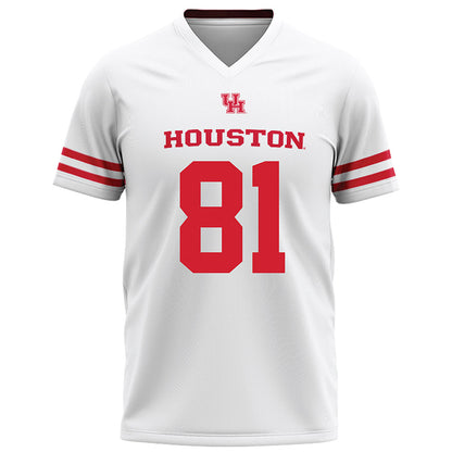 Houston - NCAA Football : Jeremiah Bushnell - White Football Jersey-0