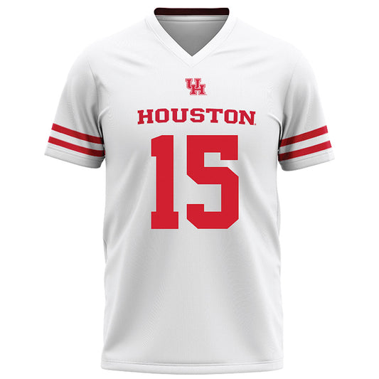 Houston - NCAA Football : Will James - White Football Jersey-0