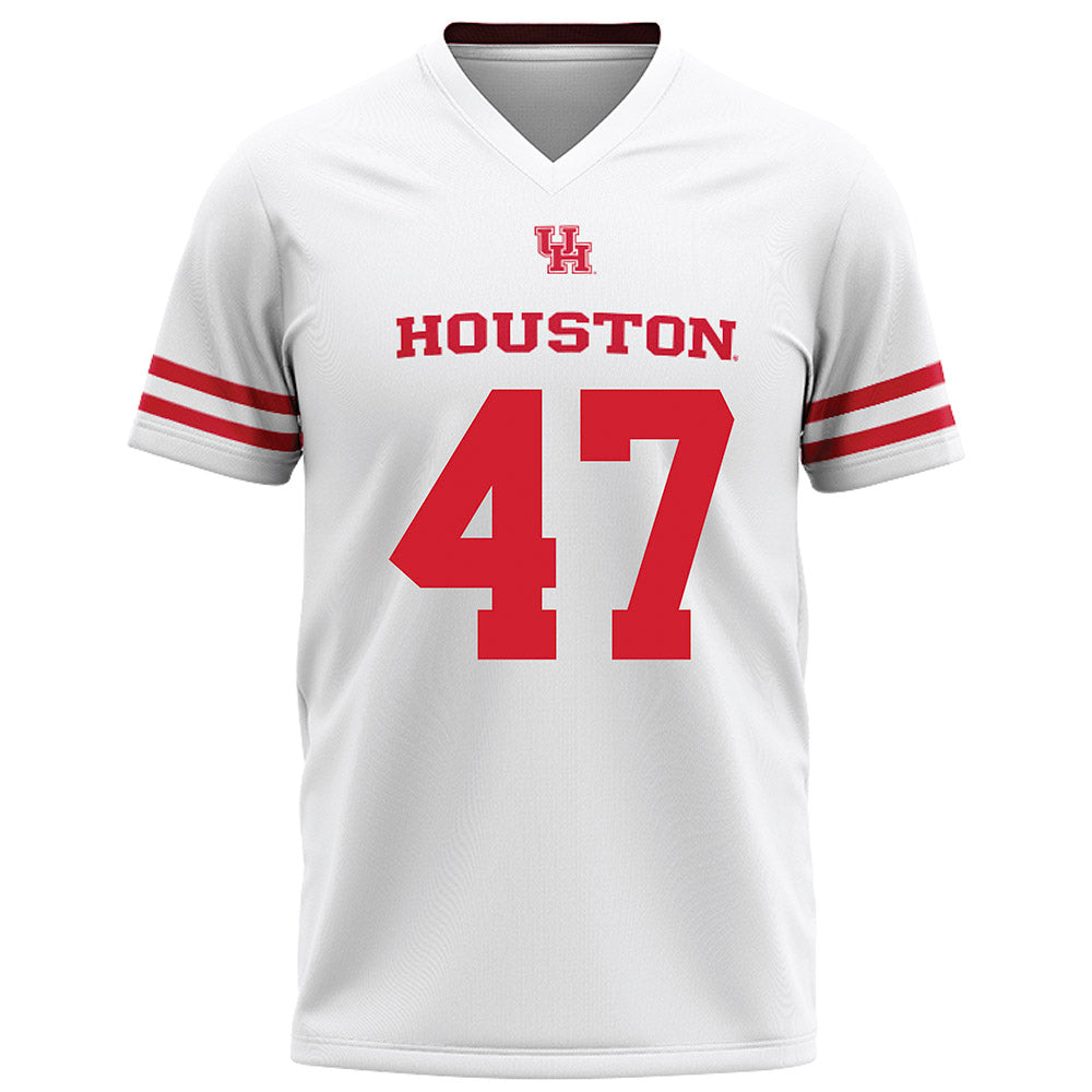 Houston - NCAA Football : Anthony Saragusa - White Football Jersey-0