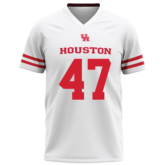 Houston - NCAA Football : Anthony Saragusa - White Football Jersey-0