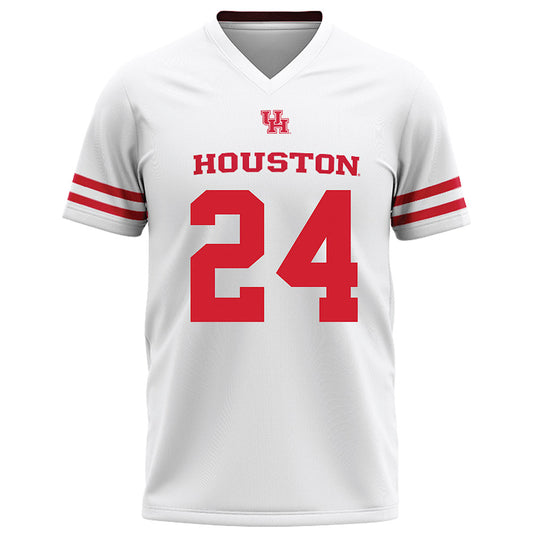 Houston - NCAA Football : Zac Yoakam - White Football Jersey-0