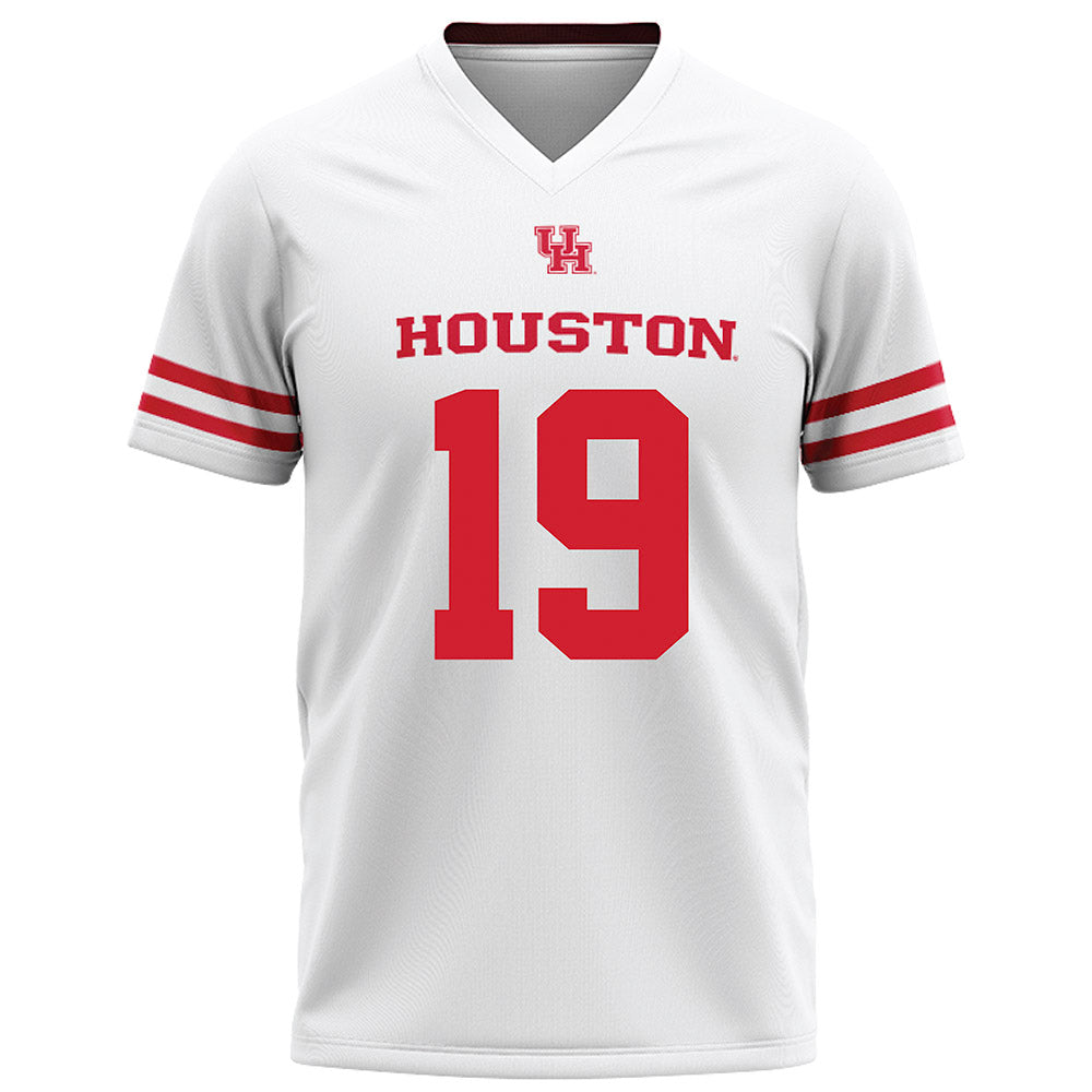 Houston - NCAA Football : Kaleb Thomas - White Football Jersey-0