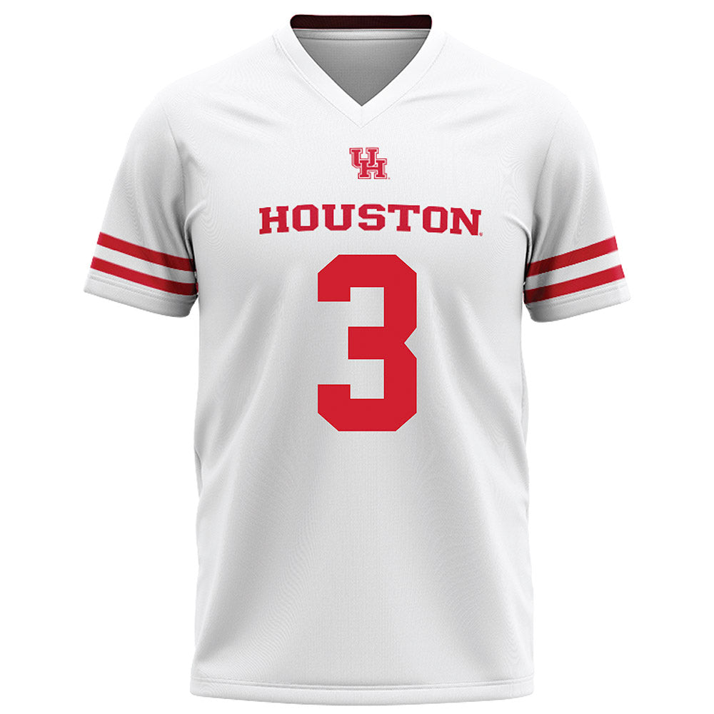 Houston - NCAA Football : JD Rhym - White Football Jersey-0