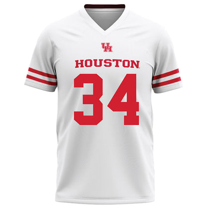 Houston - NCAA Football : Bryson Castile - White Football Jersey-0