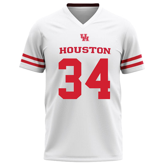 Houston - NCAA Football : Bryson Castile - White Football Jersey-0