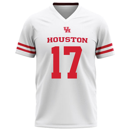 Houston - NCAA Football : Christian Brathwaite - White Football Jersey-0