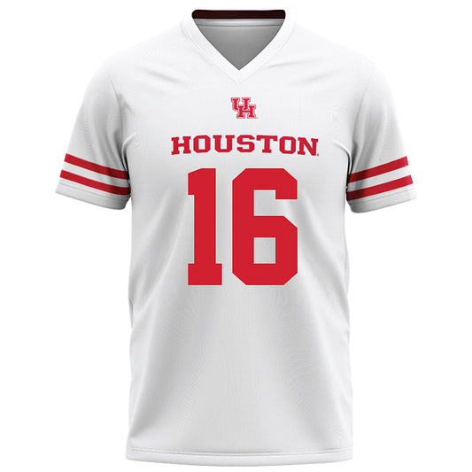 Houston - NCAA Football : Christian Brathwaite - White Football Jersey-0