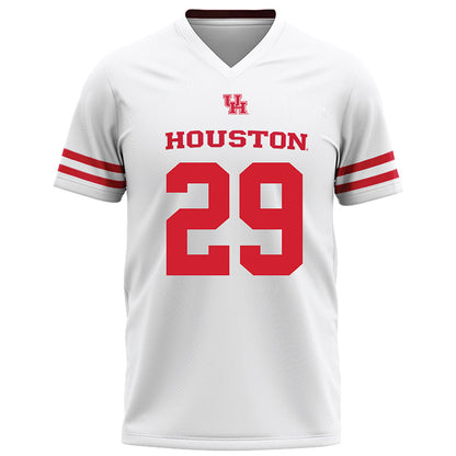 Houston - NCAA Football : Javen Holmes - White Football Jersey-0