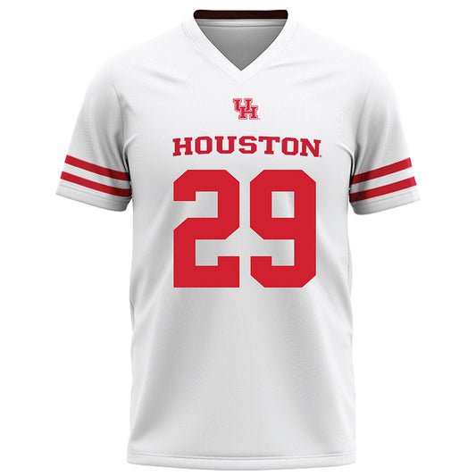Houston - NCAA Football : Javen Holmes - White Football Jersey-0