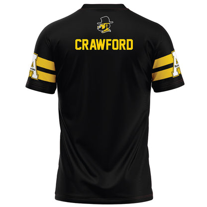 App State - NCAA Football : Kelvin Crawford - Football Jersey-1