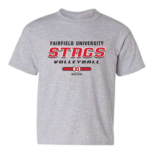 Fairfield - NCAA Women's Volleyball : Noella Migliuri - Classic Fashion Shersey Youth T-Shirt-0