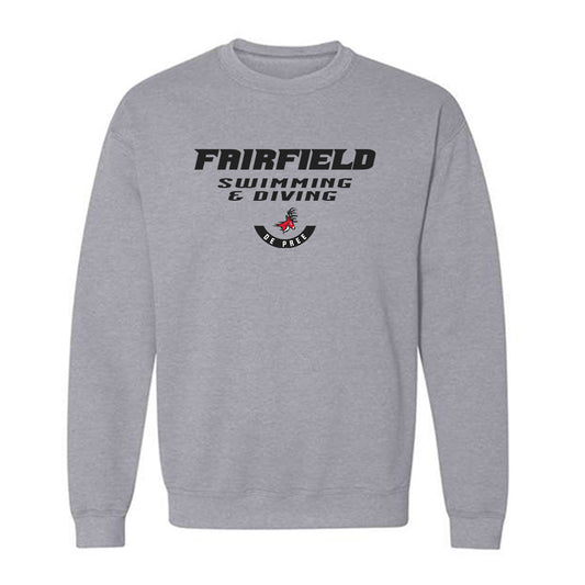 Fairfield - NCAA Women's Swimming & Diving : Natasha De Pree - Classic Fashion Shersey Crewneck Sweatshirt-0