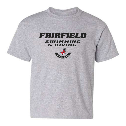 Fairfield - NCAA Men's Swimming & Diving : Jay Parente - Classic Fashion Shersey Youth T-Shirt-0