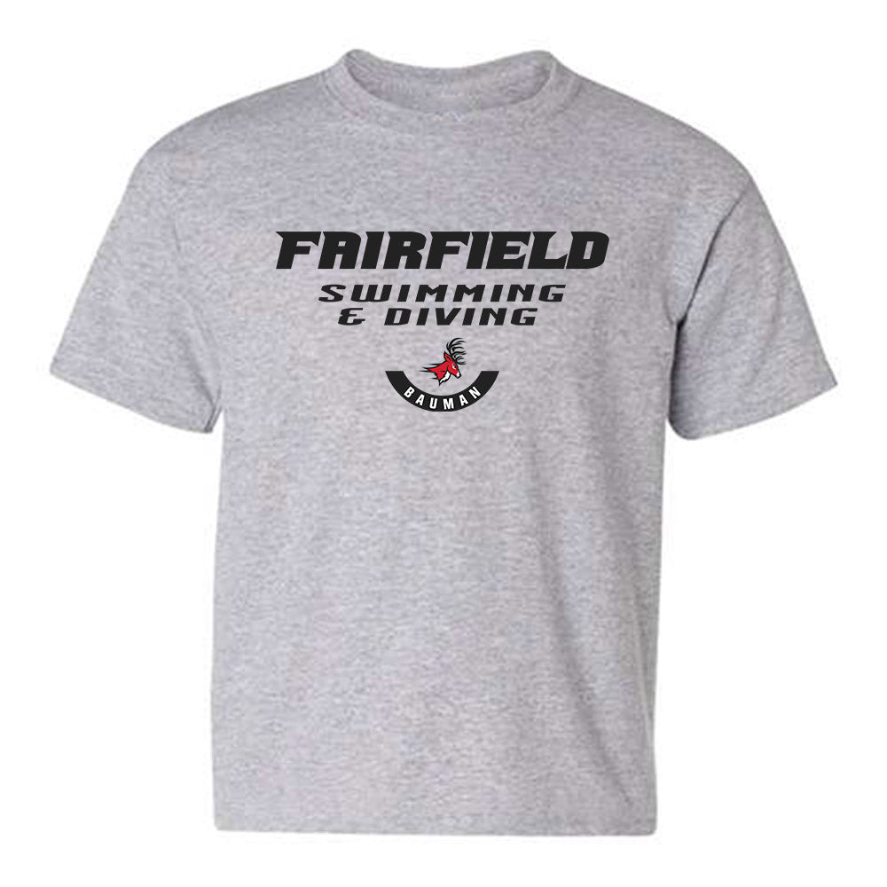 Fairfield - NCAA Women's Swimming & Diving : Rylie Bauman - Classic Fashion Shersey Youth T-Shirt-0