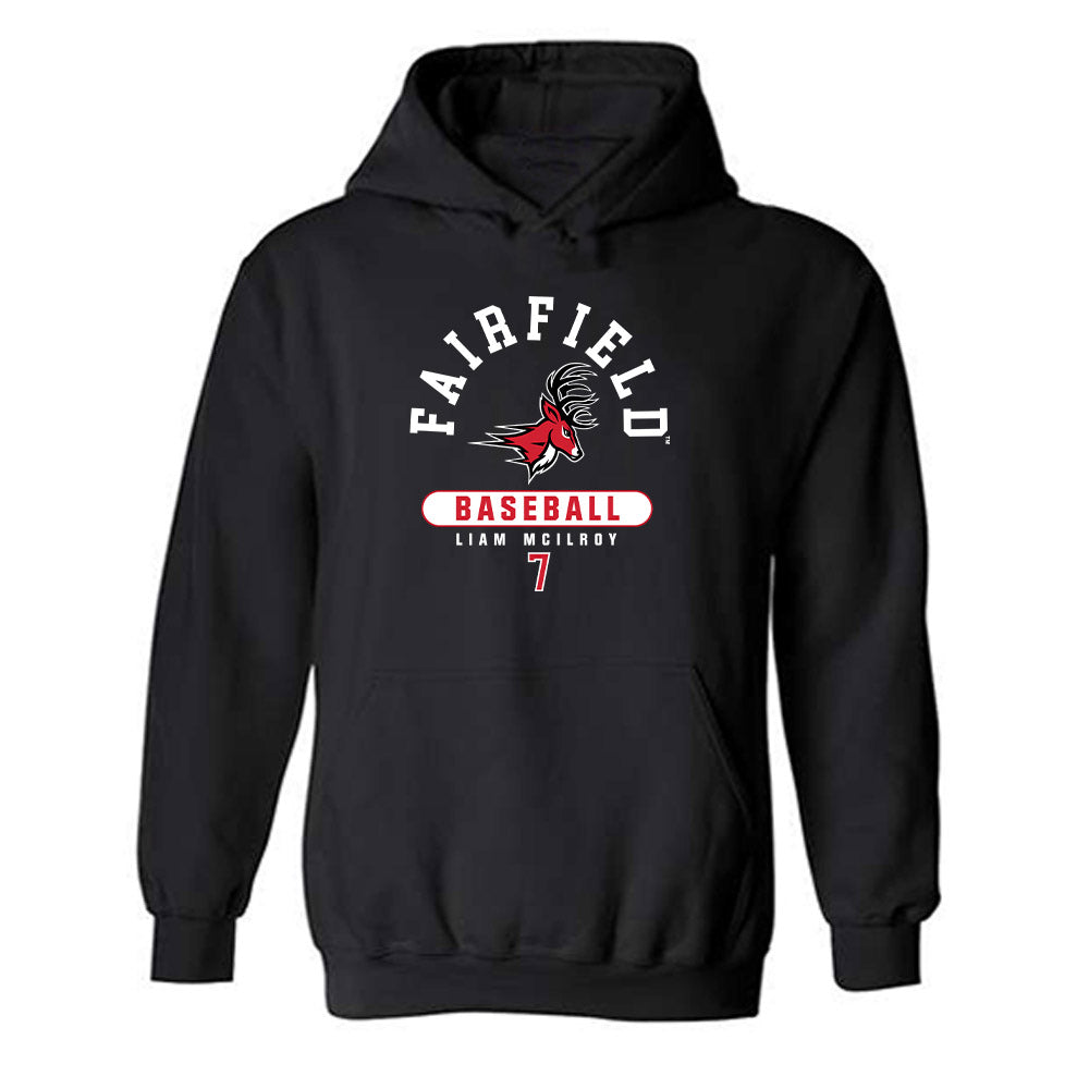 Fairfield - NCAA Baseball : Liam McIlroy - Classic Fashion Shersey Hooded Sweatshirt