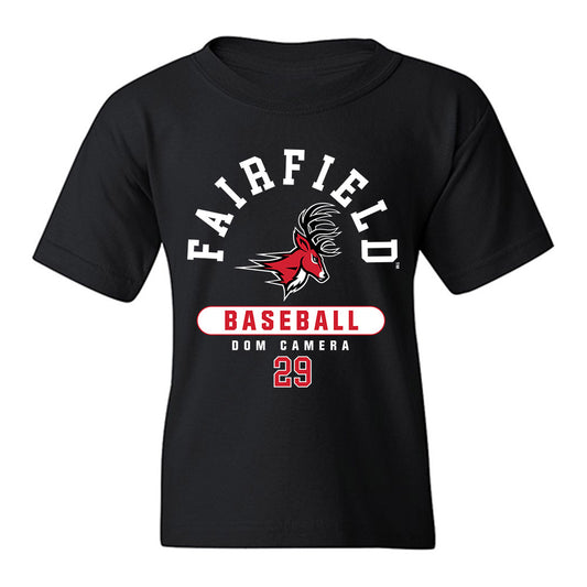 Fairfield - NCAA Baseball : Dom Camera - Classic Fashion Shersey Youth T-Shirt-0