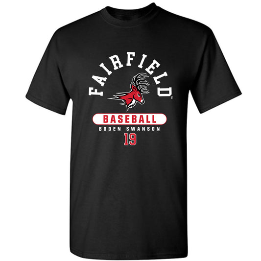 Fairfield - NCAA Baseball : Boden Swanson - Classic Fashion Shersey T-Shirt-0