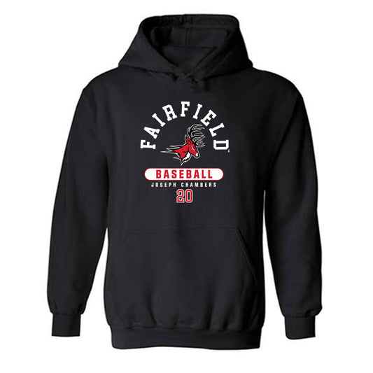 Fairfield - NCAA Baseball : Joseph Chambers - Classic Fashion Shersey Hooded Sweatshirt-0