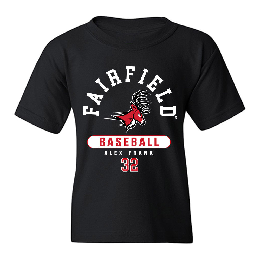 Fairfield - NCAA Baseball : Alex Frank - Classic Fashion Shersey Youth T-Shirt-0