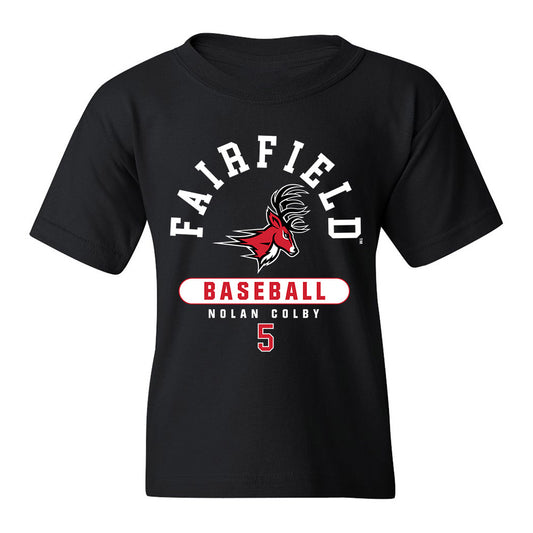 Fairfield - NCAA Baseball : Nolan Colby - Classic Fashion Shersey Youth T-Shirt