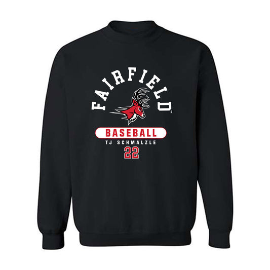 Fairfield - NCAA Baseball : Tj Schmalzle - Classic Fashion Shersey Crewneck Sweatshirt