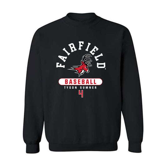 Fairfield - NCAA Baseball : Tyson Sumner - Classic Fashion Shersey Crewneck Sweatshirt-0