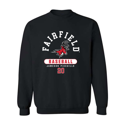 Fairfield - NCAA Baseball : Jameson Piccuillo - Classic Fashion Shersey Crewneck Sweatshirt-0