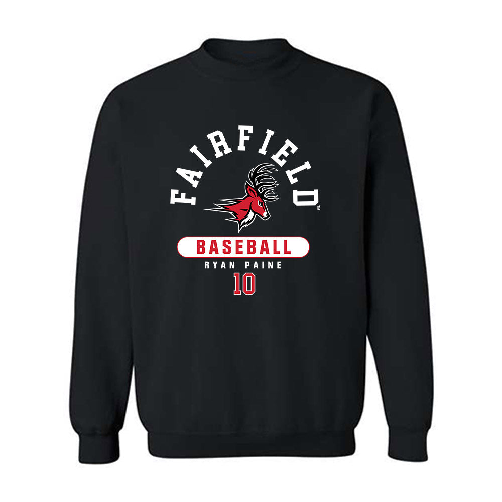 Fairfield - NCAA Baseball : Ryan Paine - Classic Fashion Shersey Crewneck Sweatshirt-0