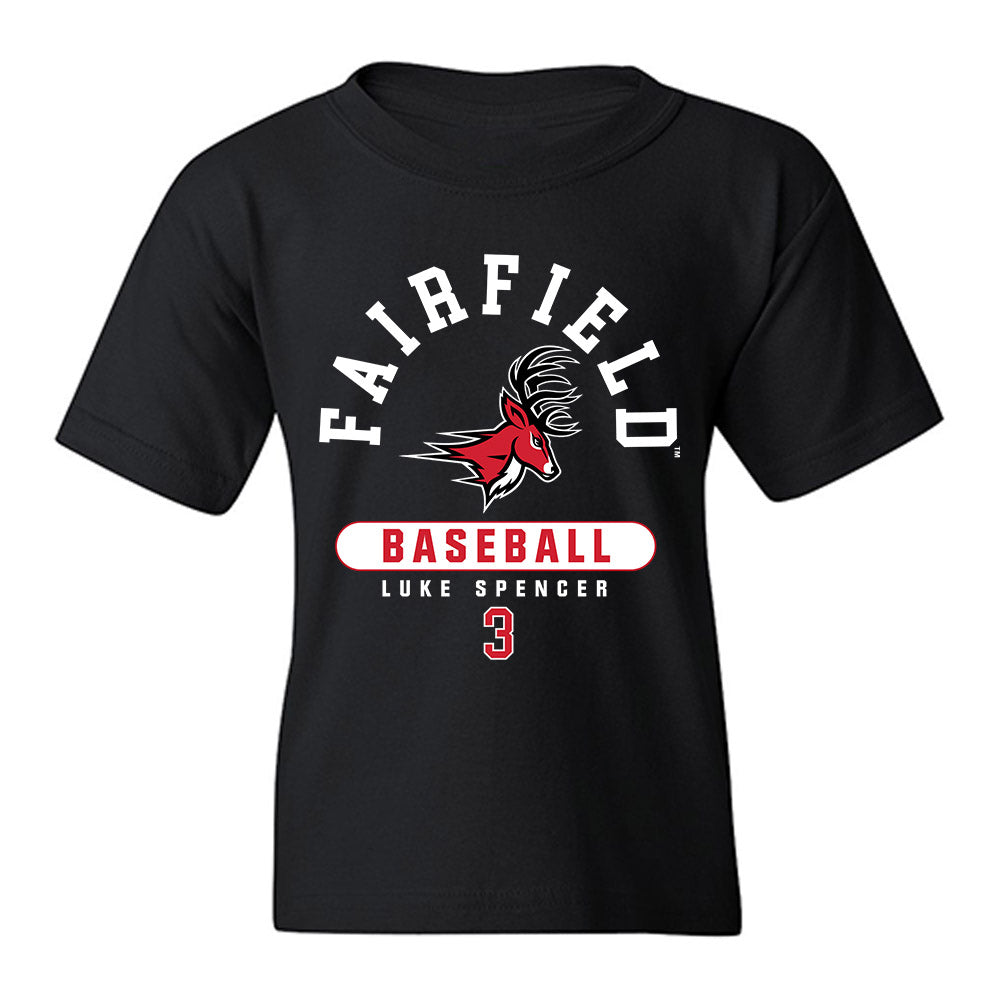 Fairfield - NCAA Baseball : Luke Spencer - Classic Fashion Shersey Youth T-Shirt-0