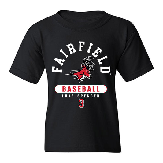 Fairfield - NCAA Baseball : Luke Spencer - Classic Fashion Shersey Youth T-Shirt-0