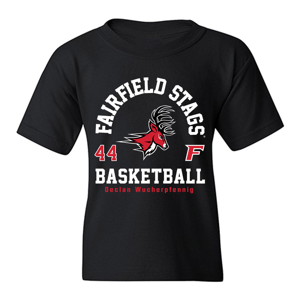 Fairfield - NCAA Men's Basketball : Declan Wucherpfennig - Classic Fashion Shersey Youth T-Shirt-0