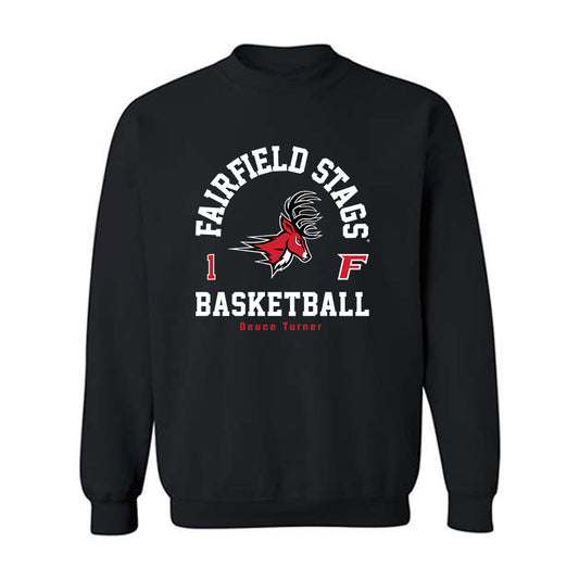 Fairfield - NCAA Men's Basketball : Deuce Turner - Classic Fashion Shersey Crewneck Sweatshirt-0