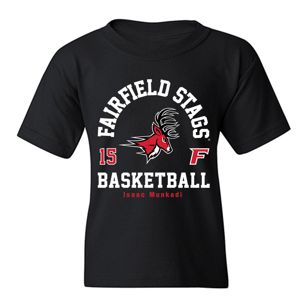 Fairfield - NCAA Men's Basketball : Isaac Munkadi - Classic Fashion Shersey Youth T-Shirt-0