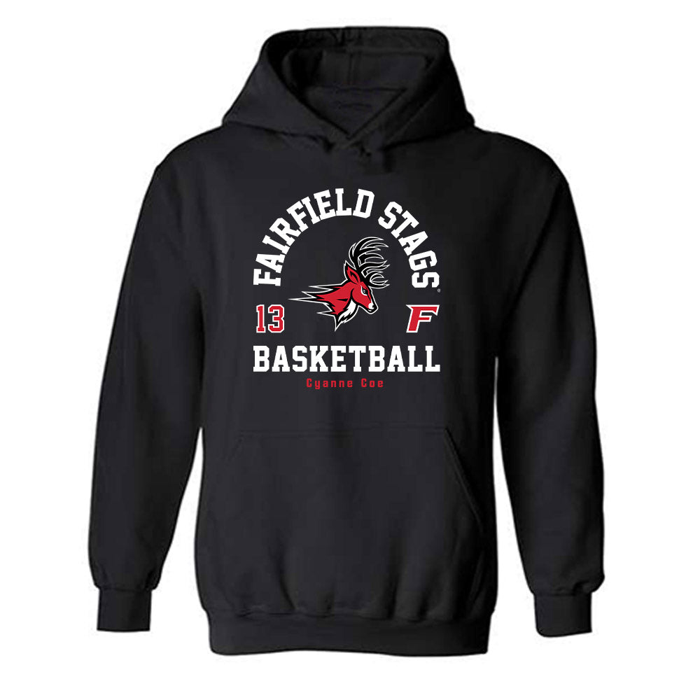 Fairfield - NCAA Women's Basketball : Cyanne Coe - Classic Fashion Shersey Hooded Sweatshirt