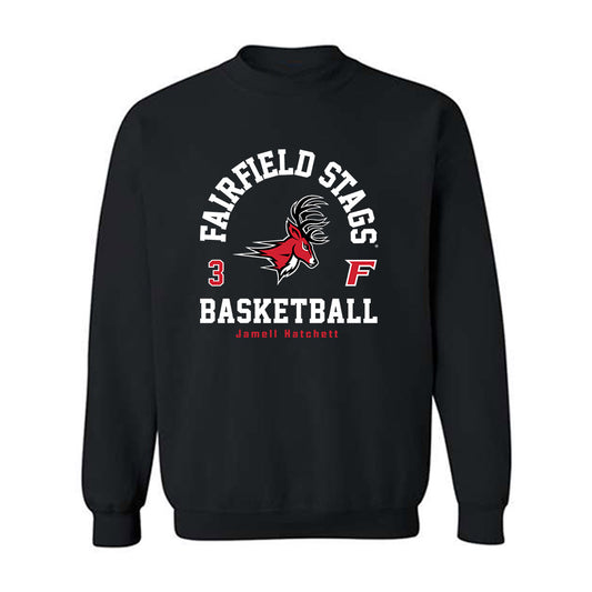 Fairfield - NCAA Men's Basketball : Jamell Hatchett - Classic Fashion Shersey Crewneck Sweatshirt-0
