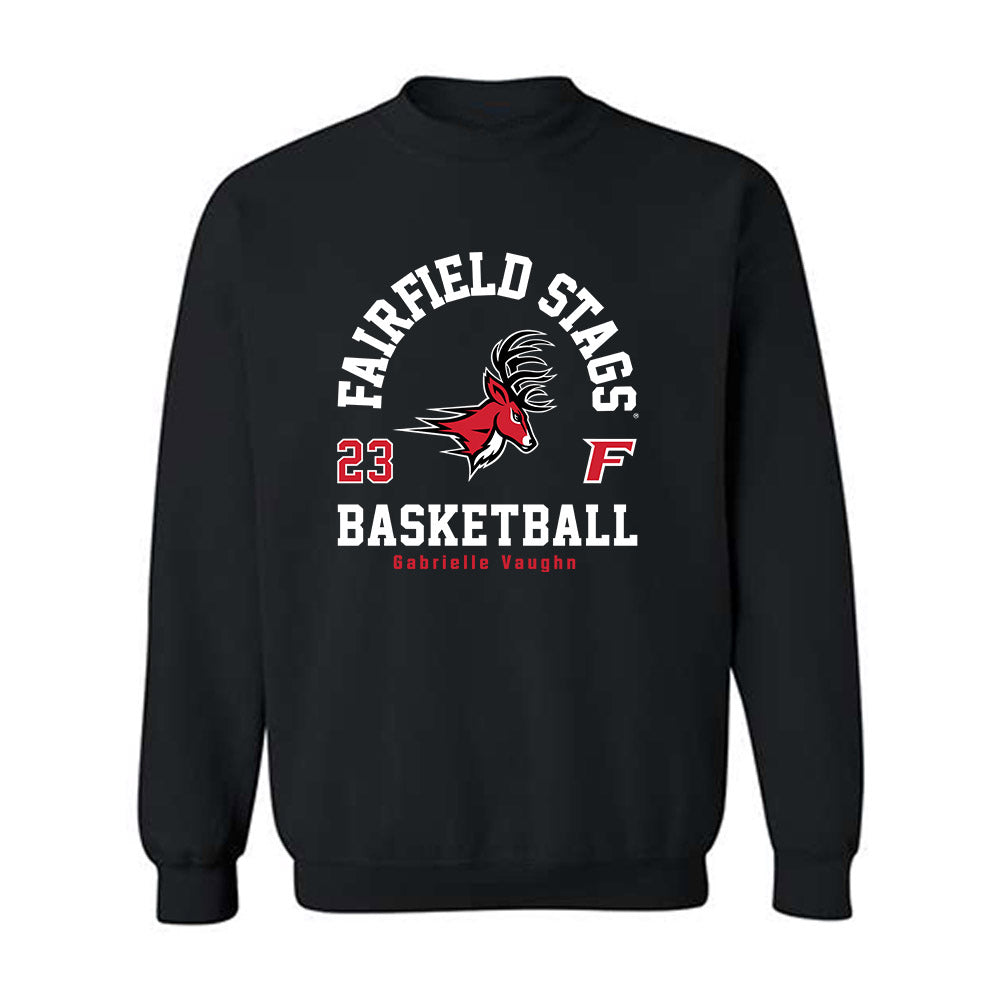 Fairfield - NCAA Women's Basketball : Gabrielle Vaughn - Classic Fashion Shersey Crewneck Sweatshirt-0