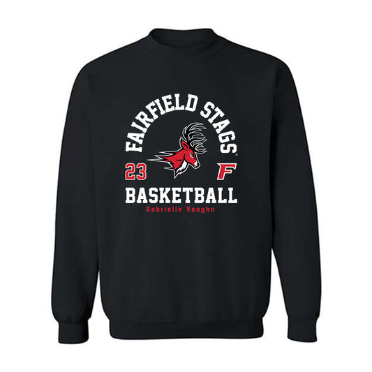 Fairfield - NCAA Women's Basketball : Gabrielle Vaughn - Classic Fashion Shersey Crewneck Sweatshirt-0