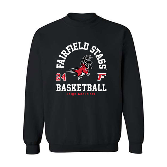 Fairfield - NCAA Women's Basketball : Jalyn Sackrider - Classic Fashion Shersey Crewneck Sweatshirt-0