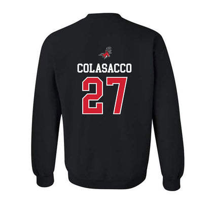 Fairfield - NCAA Women's Lacrosse : Sophia Colasacco - Classic Fashion Shersey Crewneck Sweatshirt-1