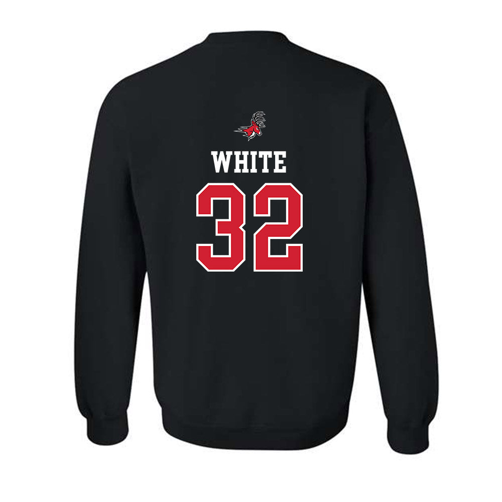 Fairfield - NCAA Women's Lacrosse : Sarah White - Classic Fashion Shersey Crewneck Sweatshirt-1