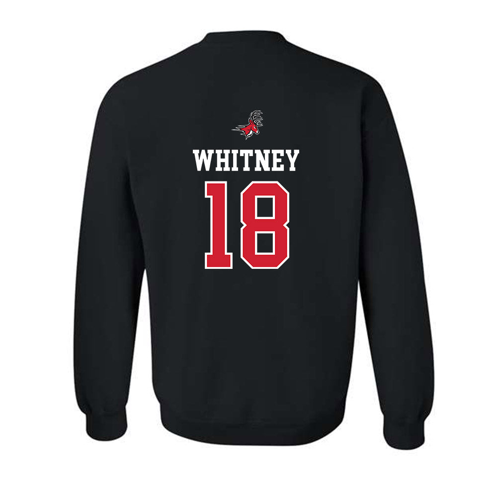 Fairfield - NCAA Men's Lacrosse : Landon Whitney - Classic Fashion Shersey Crewneck Sweatshirt-1