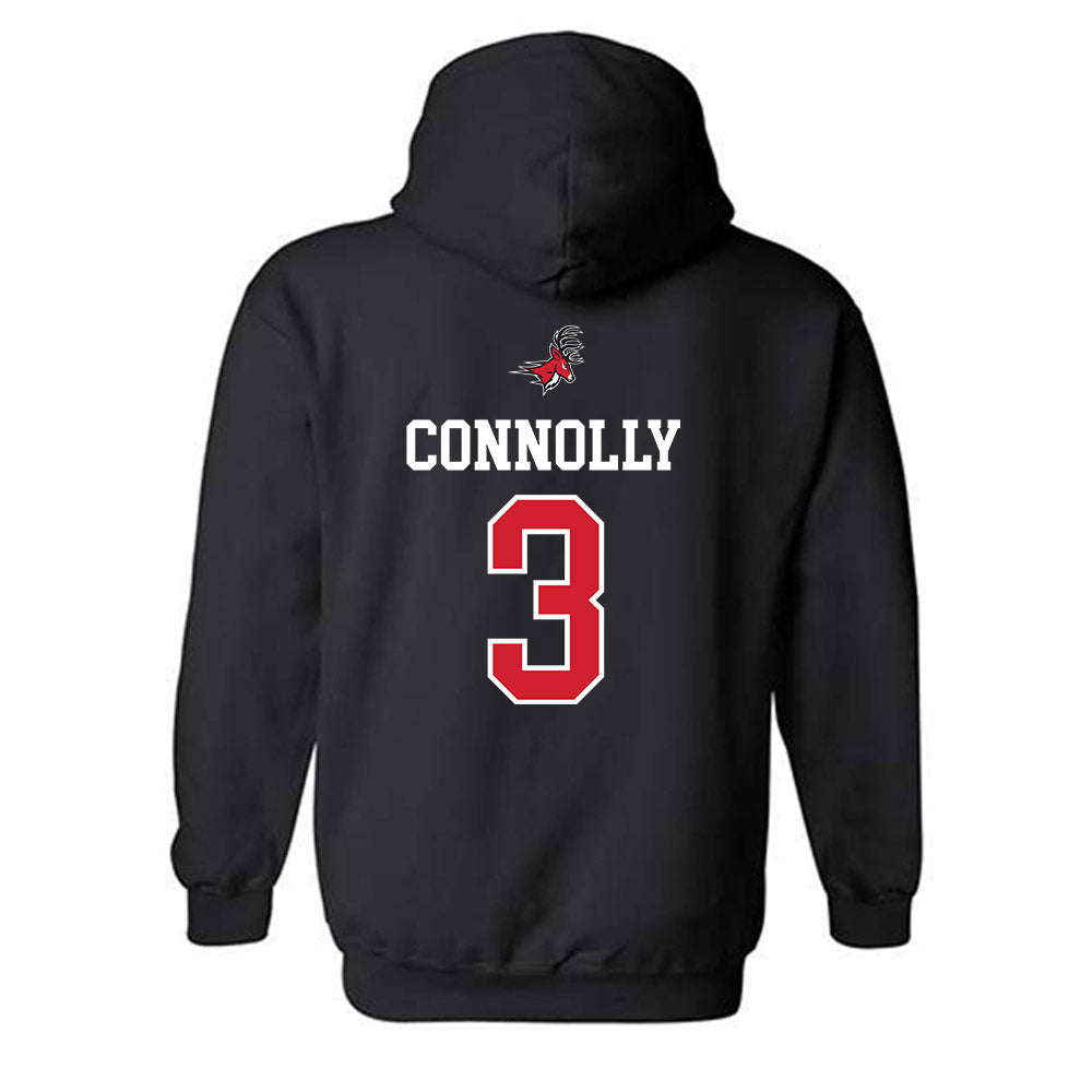 Fairfield - NCAA Men's Lacrosse : Thomas Connolly - Classic Fashion Shersey Hooded Sweatshirt-1