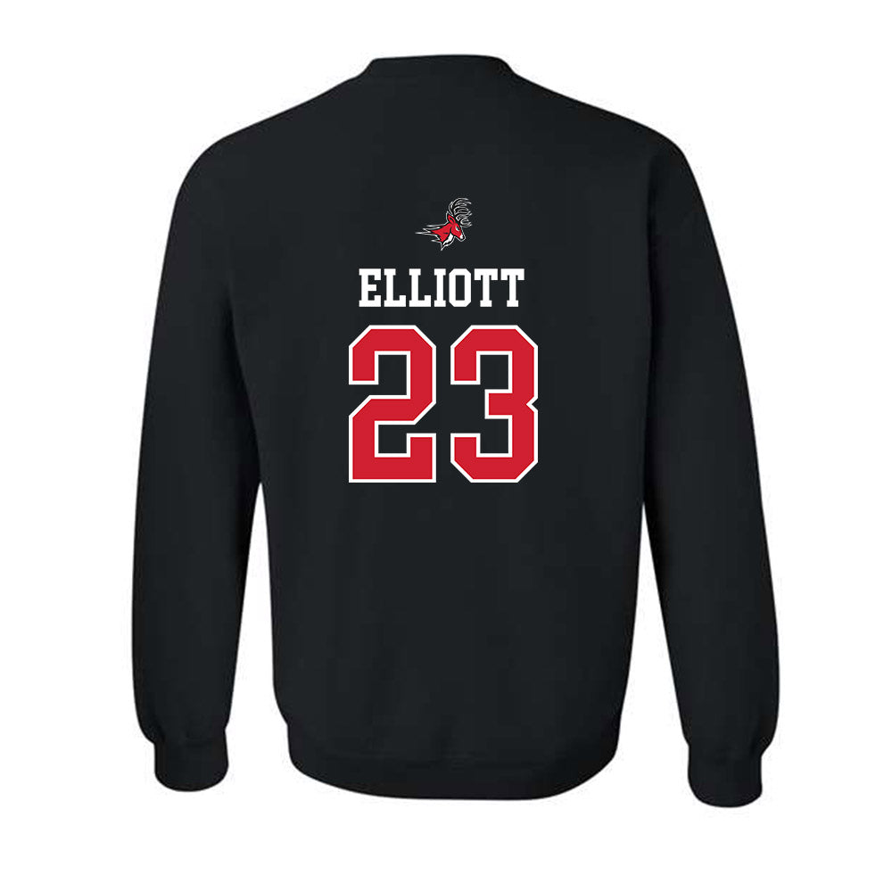 Fairfield - NCAA Men's Lacrosse : Shane Elliott - Classic Fashion Shersey Crewneck Sweatshirt-1