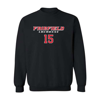 Fairfield - NCAA Men's Lacrosse : Cooper Consoli - Classic Fashion Shersey Crewneck Sweatshirt-0