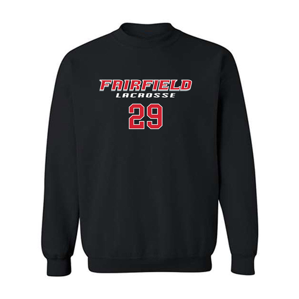 Fairfield - NCAA Men's Lacrosse : Luke Patchen - Classic Fashion Shersey Crewneck Sweatshirt-0