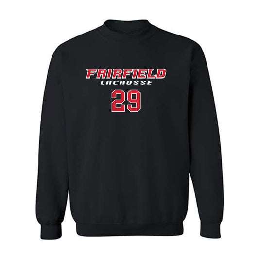 Fairfield - NCAA Men's Lacrosse : Luke Patchen - Classic Fashion Shersey Crewneck Sweatshirt-0