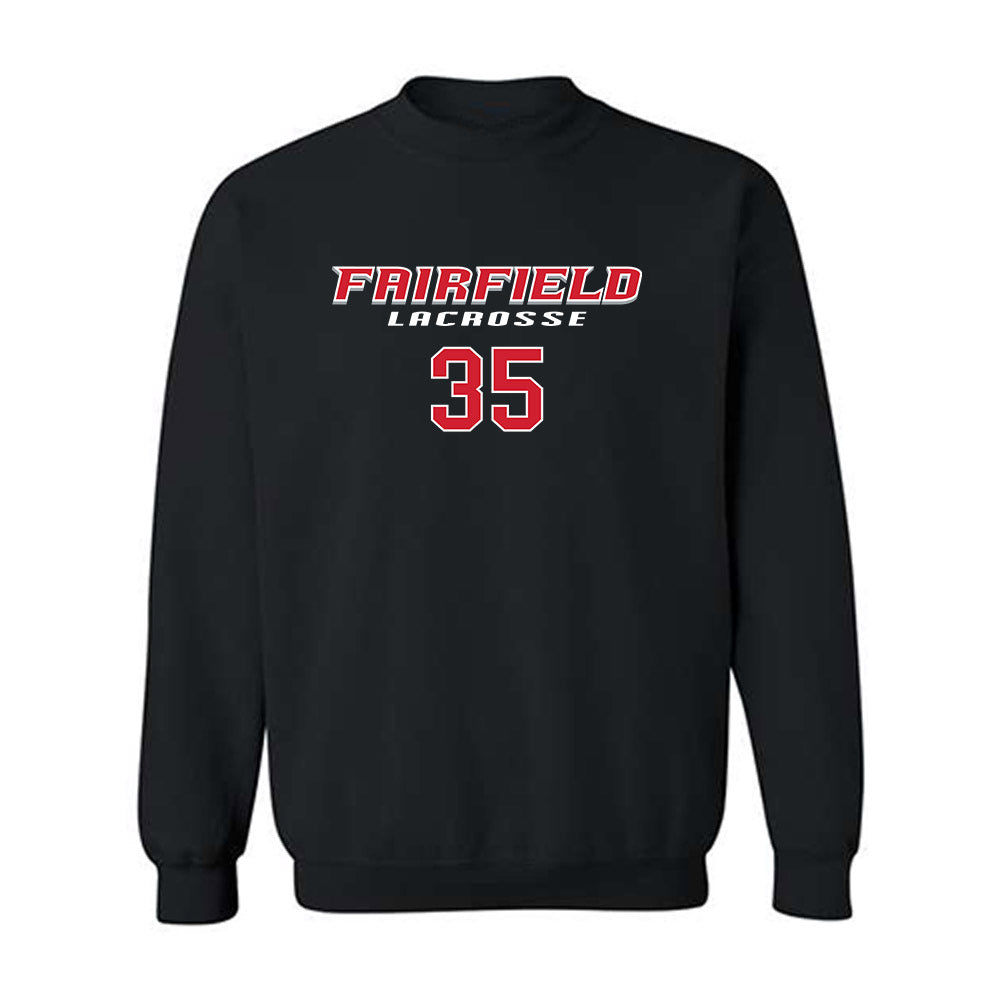 Fairfield - NCAA Men's Lacrosse : Logan Bryant - Classic Fashion Shersey Crewneck Sweatshirt-0