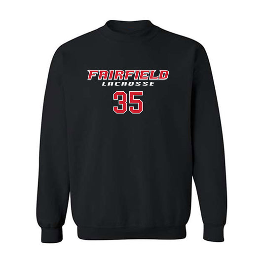 Fairfield - NCAA Men's Lacrosse : Logan Bryant - Classic Fashion Shersey Crewneck Sweatshirt-0