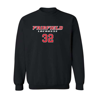 Fairfield - NCAA Women's Lacrosse : Sarah White - Classic Fashion Shersey Crewneck Sweatshirt-0